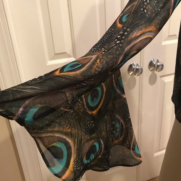 Show Me Your Mumu peacock lace front top - Small - Picture 3 of 4